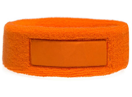 Frottier Stirnband mit Label