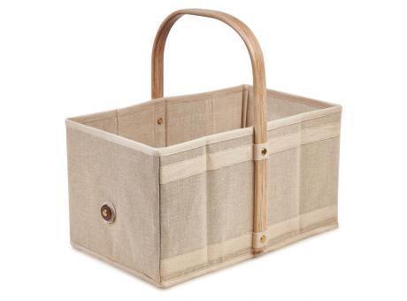 Einkaufskorb „Handle-Box Nature“ mit zwei Obst- u. Gemüsebeuteln