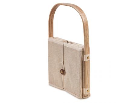 Einkaufskorb „Handle-Box Nature“ mit zwei Obst- u. Gemüsebeuteln