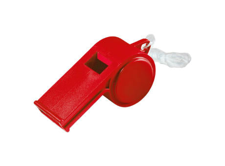 Trillerpfeife "Sport", mit Kordel, uni-colour