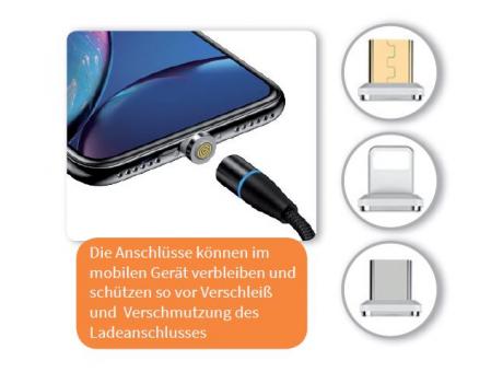 Lade- und Datenkabel „Magnetic Data"