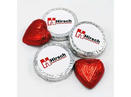 Organzasäckchen "Your Heart", neutral, indiv. Taler