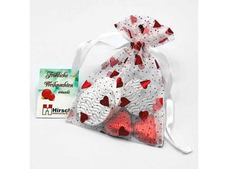 Organzasäckchen "In Love", mit Karte