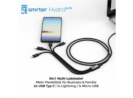 Smrter Hydra ELITE - 6in1 Multi-Ladekabel