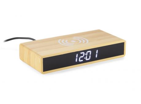 Schreibtischuhr mit Induktionsladegerät INDUCTO