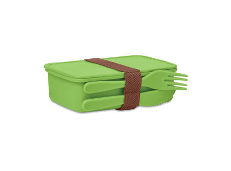 Lunchbox mit Besteck