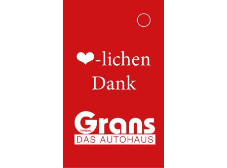 Organzasäckchen "Good Luck", mit Kärtchen