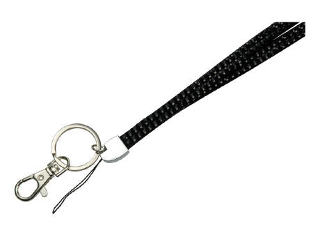 Lanyard mit Glitzersteinbesatz