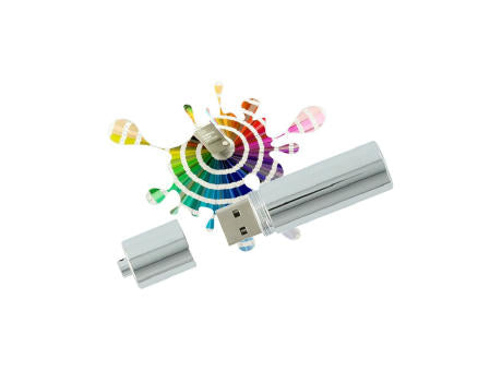 FO27 USB 2.0 A 64 MB Metall-Wunschfarbe