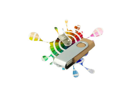ST01R USB 2.0 A 64 MB Metall-Wunschfarbe