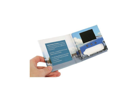 Video Broschüre Mini 2.8 Z Soft Cover TFT 2.8 Zoll Weiß