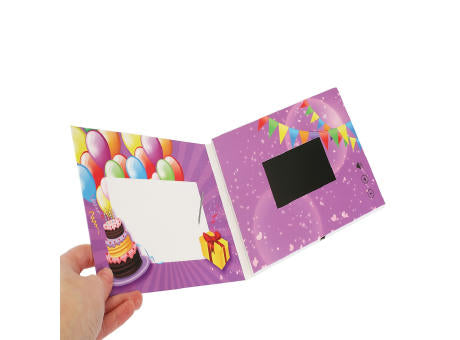 Video Broschüre A5 4.3 Z Soft Cover TFT 4.3 Zoll Weiß