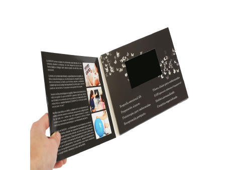 Video Broschüre A5 4.3 Z Soft Cover TFT 4.3 Zoll Weiß