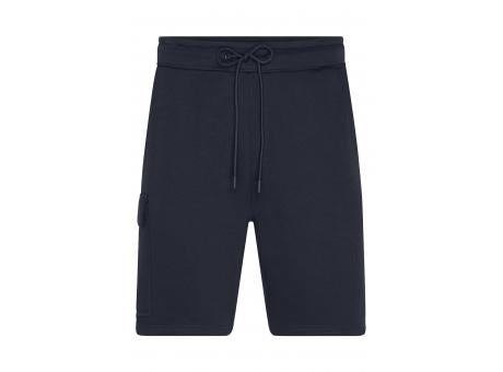 Men's Lounge Shorts   OCS Blended & RCS - Modische, kurze Sweathose aus BIO-Baumwolle im Cargo-Style