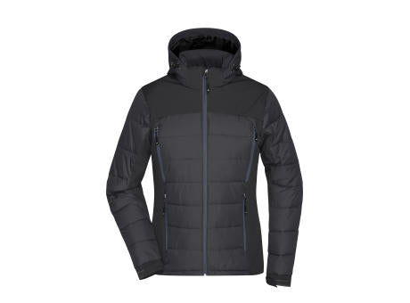 Ladies' Outdoor Hybrid Jacket - Thermojacke in attraktivem Materialmix