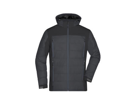 Men's Outdoor Hybrid Jacket - Thermojacke in attraktivem Materialmix