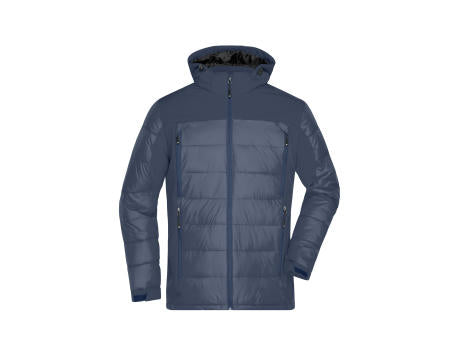 Men's Outdoor Hybrid Jacket - Thermojacke in attraktivem Materialmix