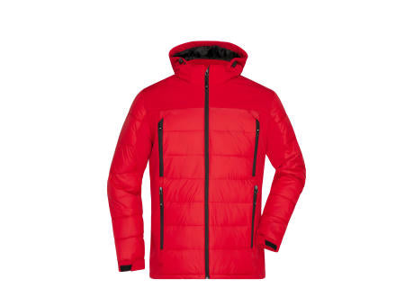 Men's Outdoor Hybrid Jacket - Thermojacke in attraktivem Materialmix