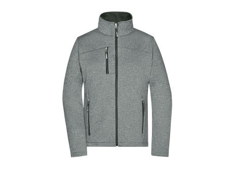 Ladies' Softshell Jacket - Softshelljacke in Melange-Optik