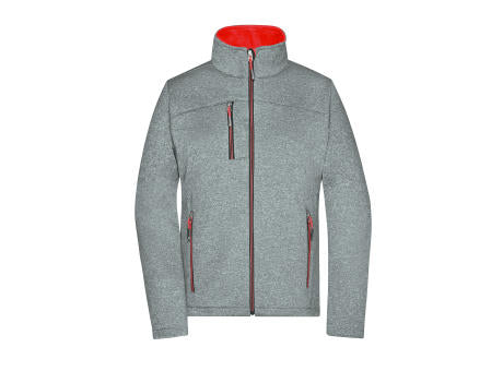 Ladies' Softshell Jacket - Softshelljacke in Melange-Optik