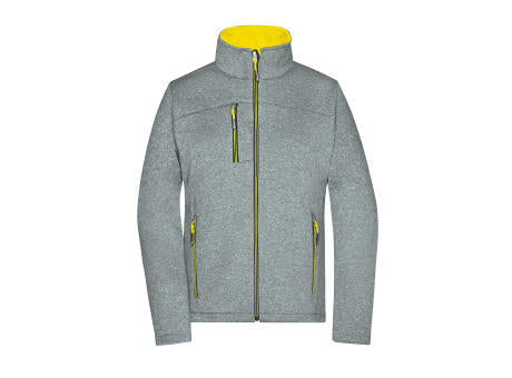 Ladies' Softshell Jacket - Softshelljacke in Melange-Optik