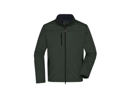 Men's Softshell Jacket   GRS - Klassische Softshelljacke im sportlichen Design aus recyceltem Polyester