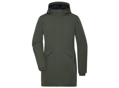 Ladies' Business Parka - Klassischer, wattierter Parka mit angeschnittener Kapuze