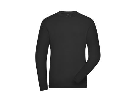 Men's ORGANIC Stretch-Longsleeve Work - SOLID -   OCS Blended - Langarm-Shirt aus weichem Elastic-Single Jersey