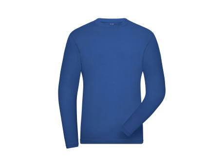 Men's ORGANIC Stretch-Longsleeve Work - SOLID -   OCS Blended - Langarm-Shirt aus weichem Elastic-Single Jersey
