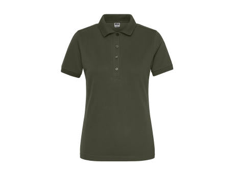 Ladies' ORGANIC Stretch-Polo Work - SOLID -   OCS Blended - Polo aus weichem Elastic-Piqué