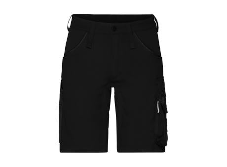 Workwear Stretch-Bermuda Slim Line   GRS - Spezialisierte kurze Arbeitshose in schmaler Schnittführung mit elastischen Einsätzen und funktionellen Details