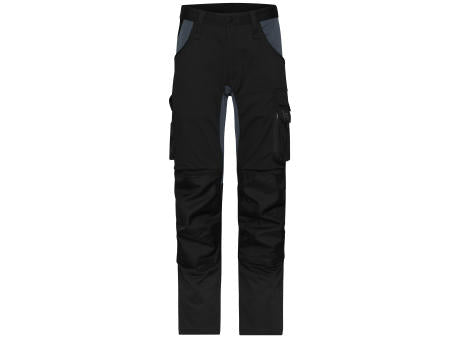 Workwear Stretch-Pants Slim Line   GRS - Spezialisierte Arbeitshose in schmaler Schnittführung mit elastischen Einsätzen und funktionellen Details