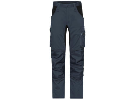 Workwear Stretch-Pants Slim Line   GRS - Spezialisierte Arbeitshose in schmaler Schnittführung mit elastischen Einsätzen und funktionellen Details