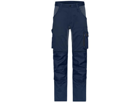 Workwear Stretch-Pants Slim Line   GRS - Spezialisierte Arbeitshose in schmaler Schnittführung mit elastischen Einsätzen und funktionellen Details