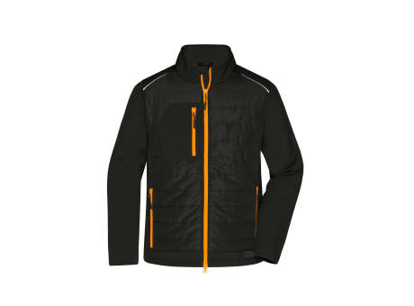 Men's Hybrid Jacket   GRS - Softshelljacke im attraktiven Materialmix