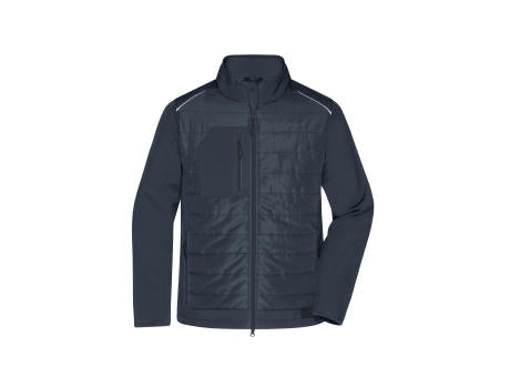 Men's Hybrid Jacket   GRS - Softshelljacke im attraktiven Materialmix