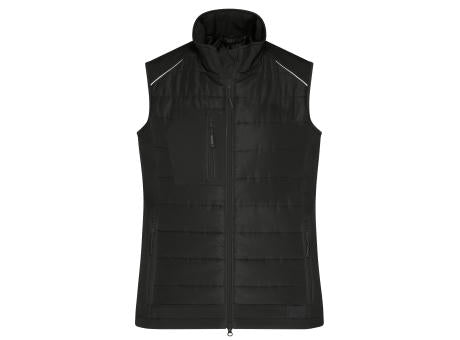Ladies' Hybrid Vest   GRS - Softshellweste im attraktiven Materialmix