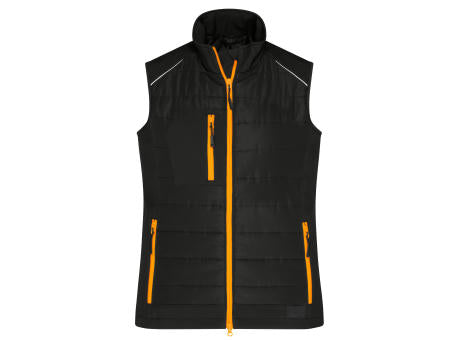 Ladies' Hybrid Vest   GRS - Softshellweste im attraktiven Materialmix
