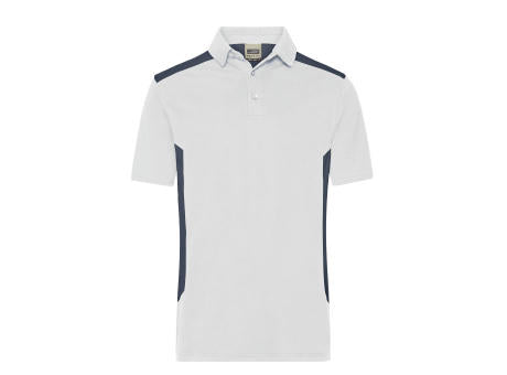 Men's Workwear Polo - STRONG -   GRS & OCS Blended - Strapazierfähiges und pflegeleichtes Polo mit Kontrasteinsätzen