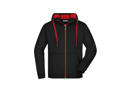 Men's Doubleface Jacket - Sportive Jacke mit Kapuze