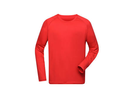 Men's Sports Shirt Long-Sleeved   GRS - Langarm Funktionsshirt aus recyceltem Polyester für Sport und Fitness