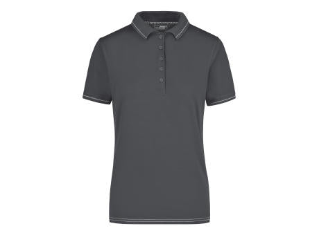 Ladies' Elastic Polo - Hochwertiges Poloshirt mit Kontraststreifen
