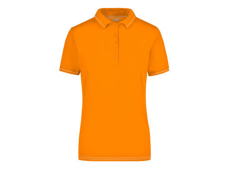 Ladies' Elastic Polo - Hochwertiges Poloshirt mit Kontraststreifen