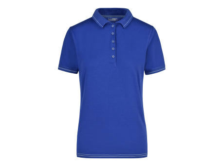 Ladies' Elastic Polo - Hochwertiges Poloshirt mit Kontraststreifen