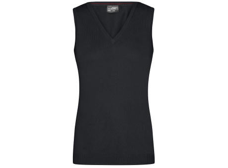 Ladies' V-Neck Pullunder - Klassischer Baumwoll-Pullunder