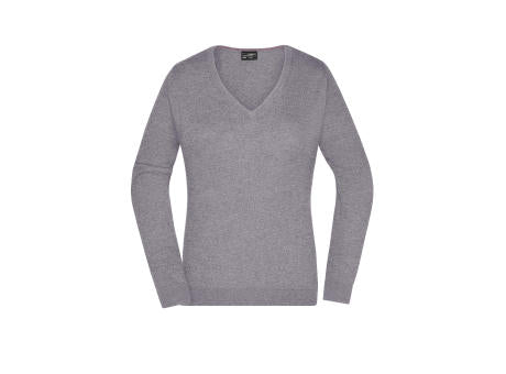 Ladies' V-Neck Pullover - Klassischer Baumwoll-Pullover