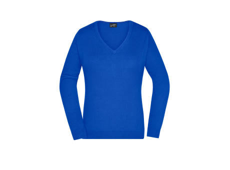 Ladies' V-Neck Pullover - Klassischer Baumwoll-Pullover
