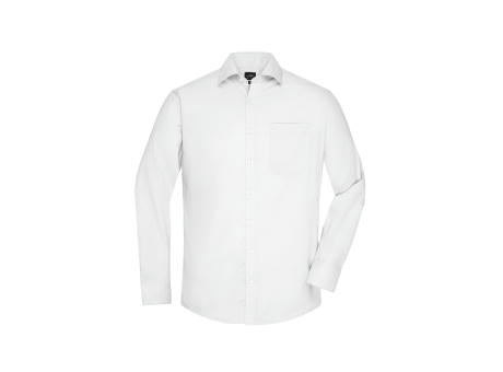 Men's Shirt Long-Sleeved Micro-Twill - Klassisches Shirt in pflegeleichter Baumwollqualität