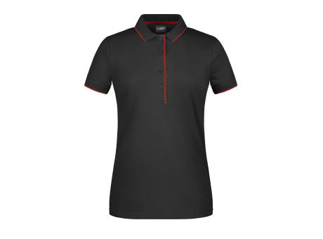 Ladies' Polo Stripe - Klassisches Polo mit Kontraststreifen