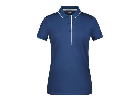 Ladies' Polo Stripe - Klassisches Polo mit Kontraststreifen